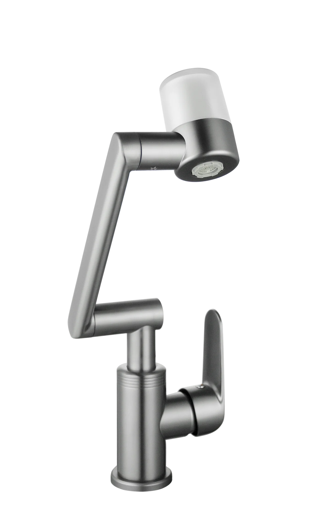 SL-367-1 三联旋转式厨房水龙头 3轴通用折叠式冷热混合水龙头 双模式喷雾 9级 详情图 3